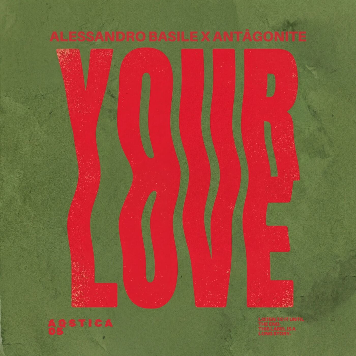 Cover - Alessandro Basile, Antagonite - Your Love (Original Mix) Promo tools