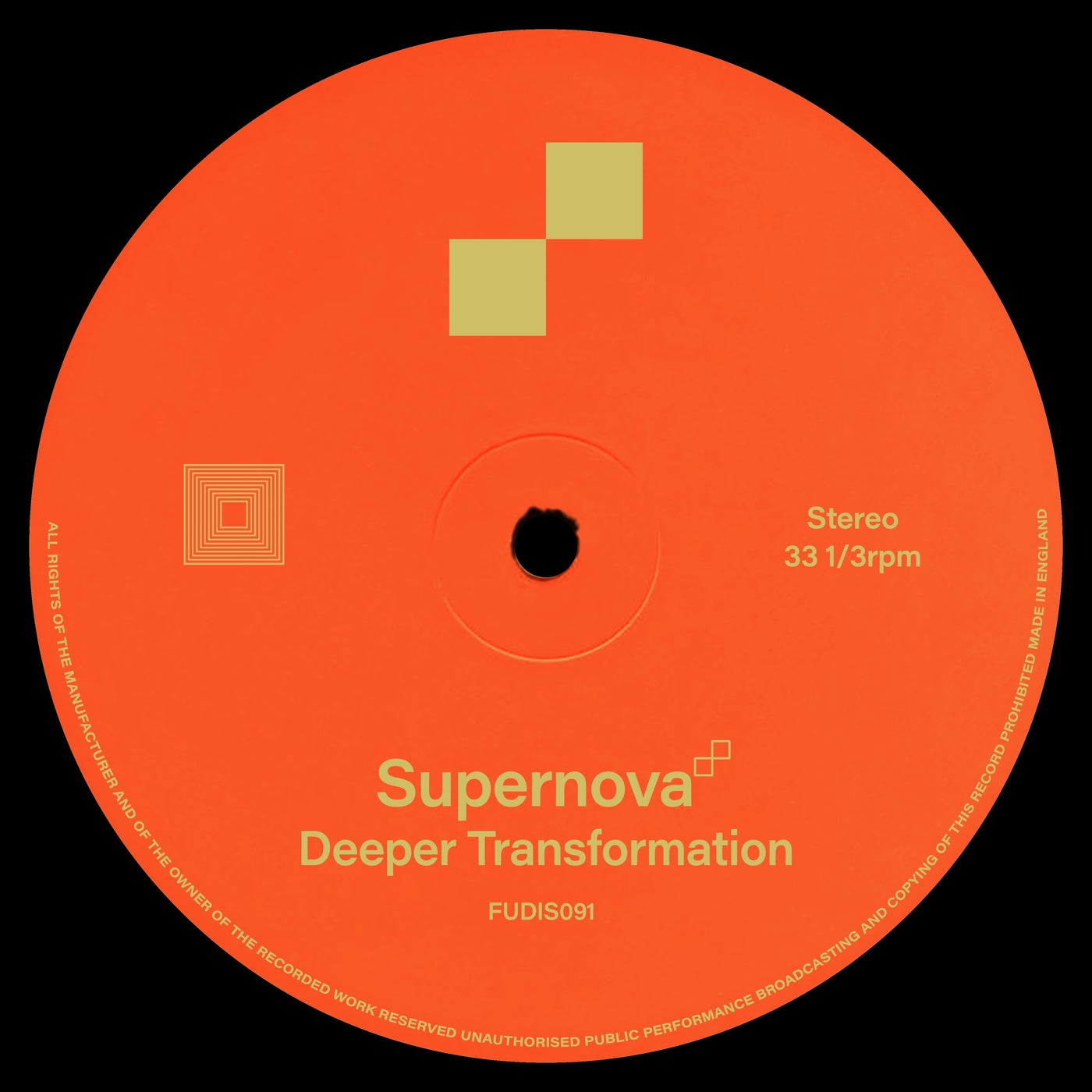 Cover - Supernova - Deeper Transformation (Extended Mix) Promo tools