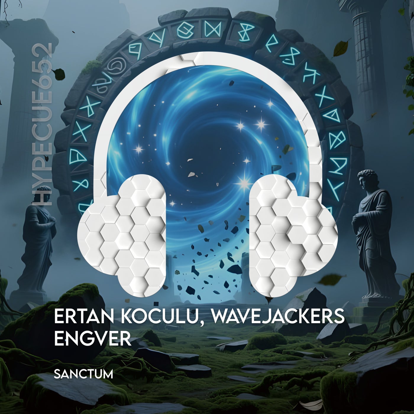Cover - Wavejackers, Ertan Koculu, ENGVER - Sanctum (Original Mix) Promo tools