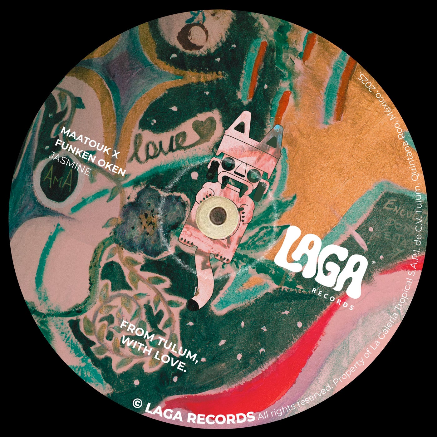 Cover - Funken Oken, Maatouk - Jasmine (Original Mix) Promo tools