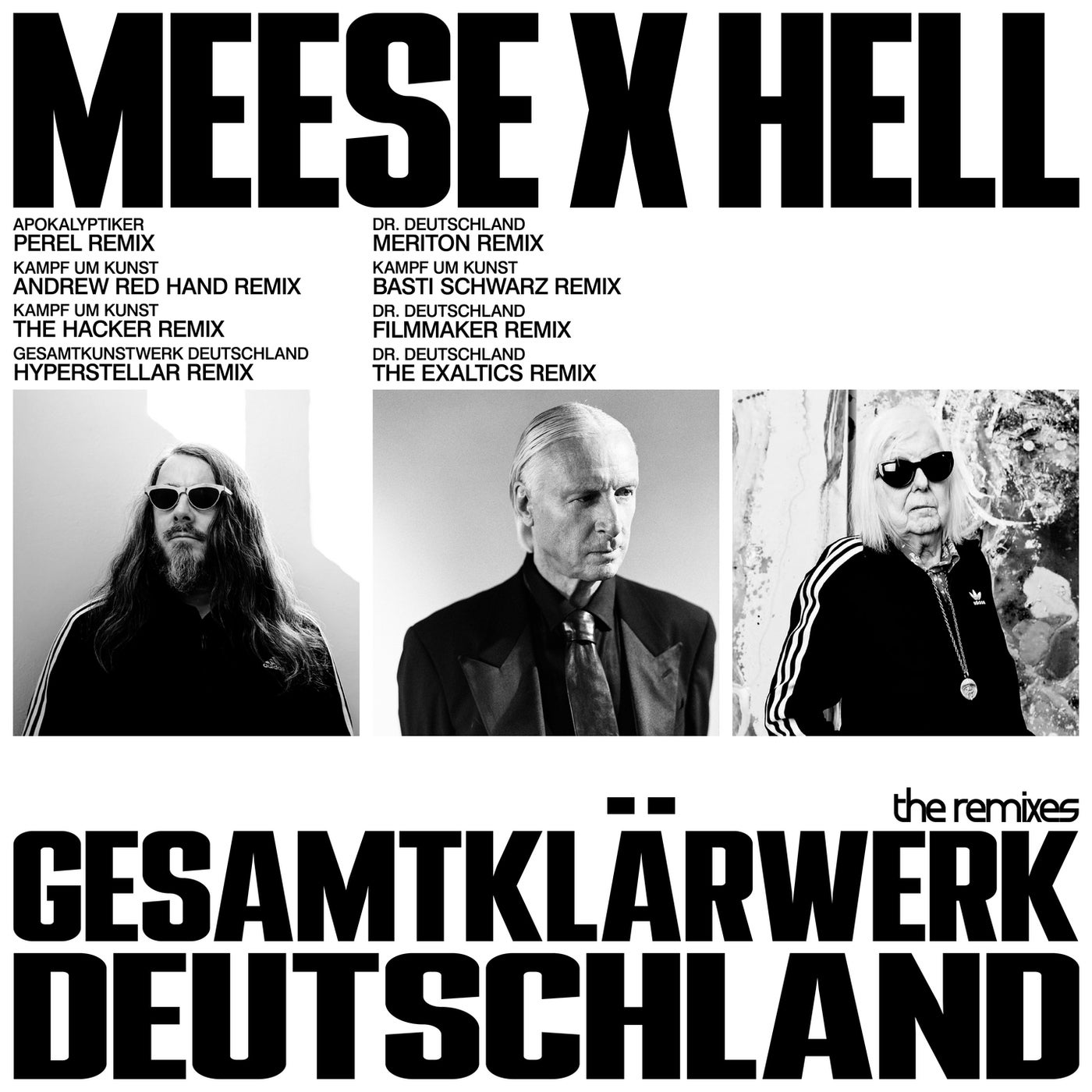 Cover - DJ Hell, Meese X Hell, Jonathan Meese - Kampf um Kunst (The Hacker Remix) Promo tools