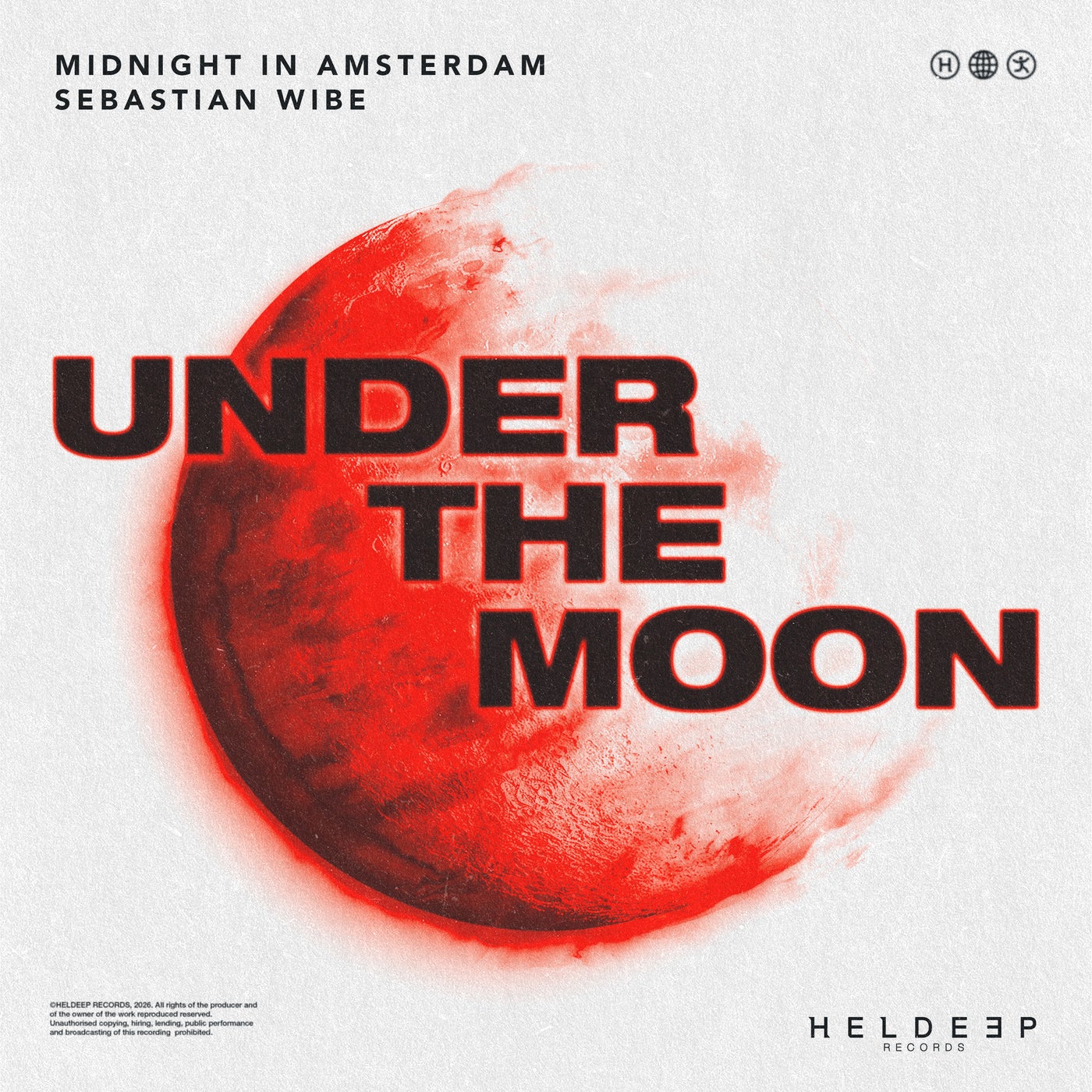 Cover - Sebastian Wibe, Midnight In Amsterdam - Under The Moon (Extended Mix) Promo tools
