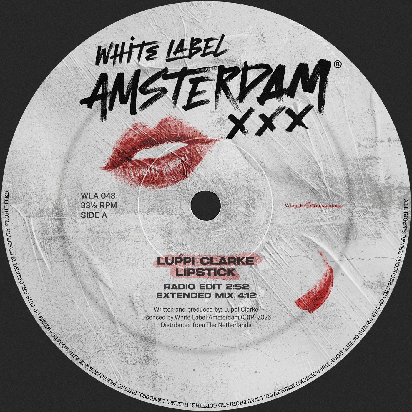Cover - Luppi Clarke - Lipstick (Extended Mix) Promo tools