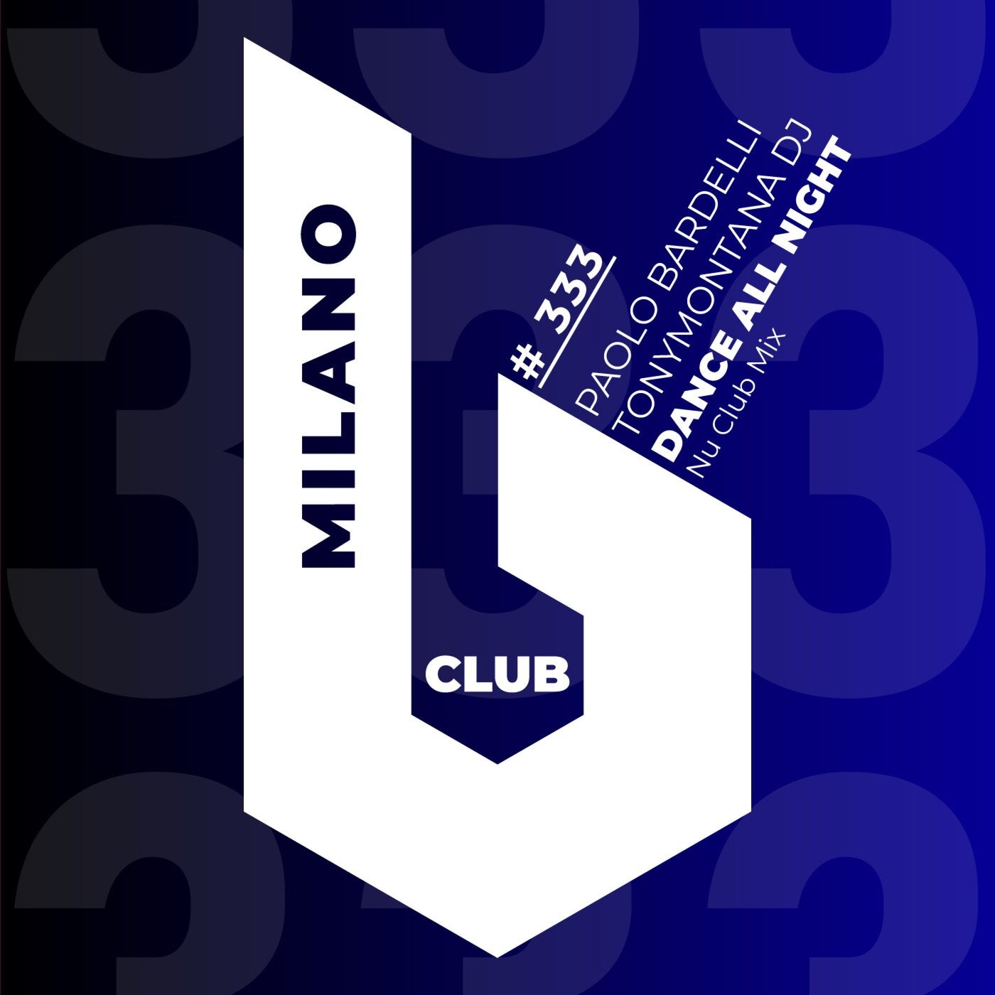 Cover - Paolo Bardelli, TonyMontana dj - Dance All Night (Nu Club Mix) Promo tools