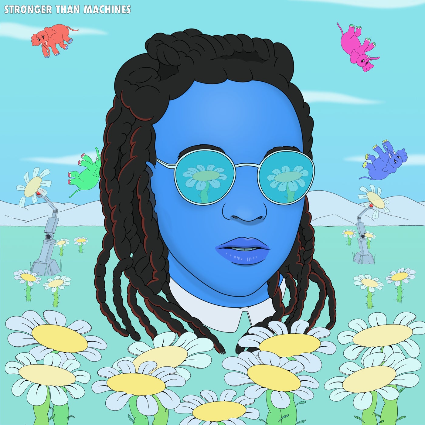 Cover - Kaleena Zanders - STRONGER THAN MACHINES (Extended Mix) Promo tools