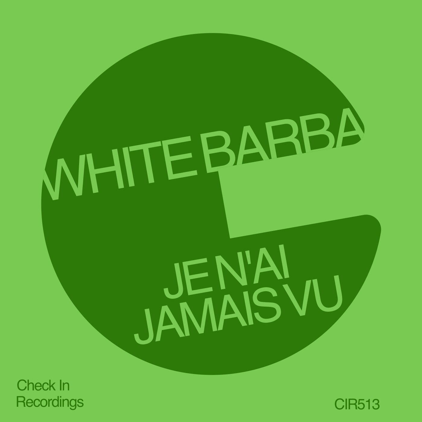 Cover - White Barba - Je N'Ai Jamais Vu (Extended) Promo tools