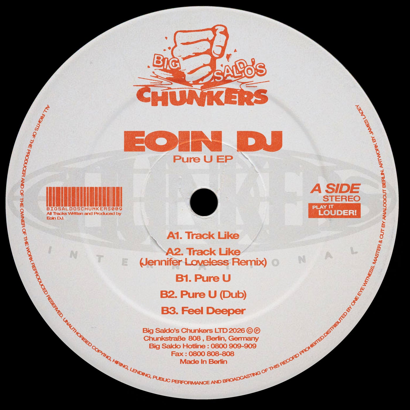 Cover - Eoin DJ - Pure U (Original Mix) Promo tools