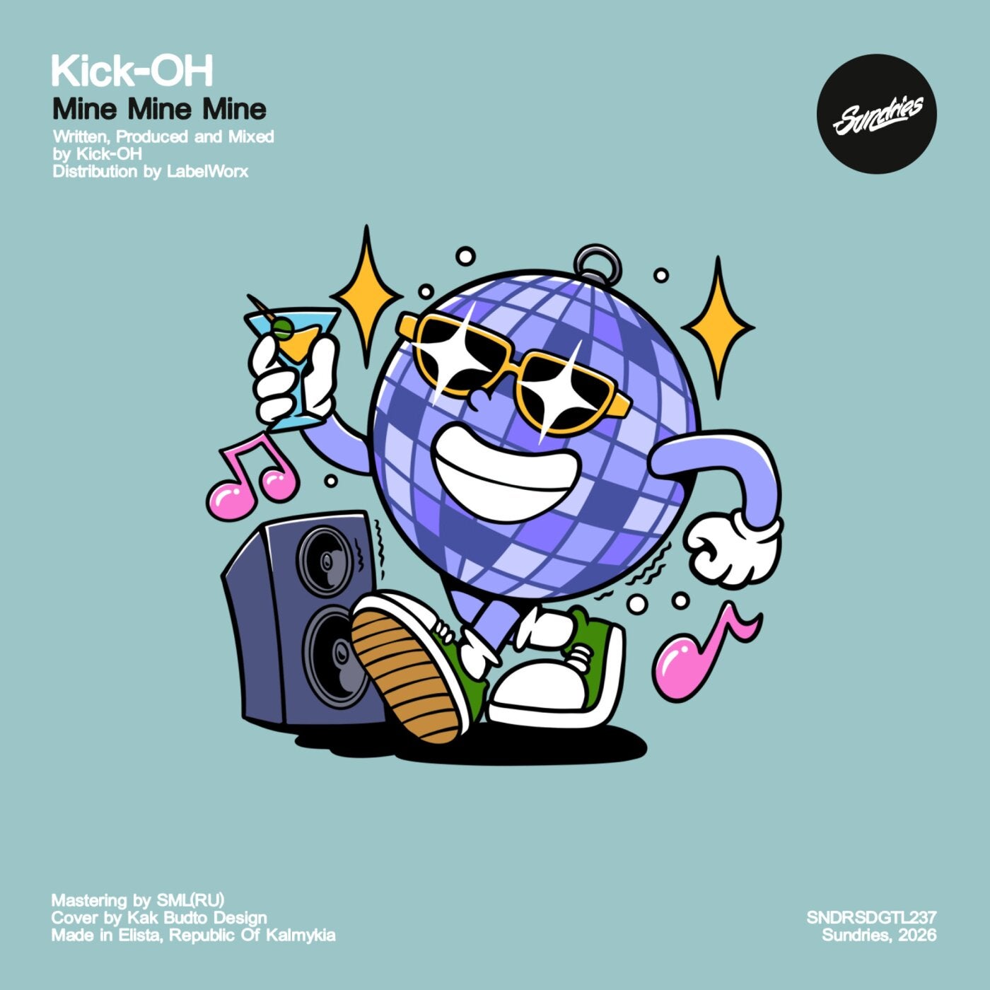 Cover - Kick-Oh - Mine Mine Mine (Original Mix) Promo tools