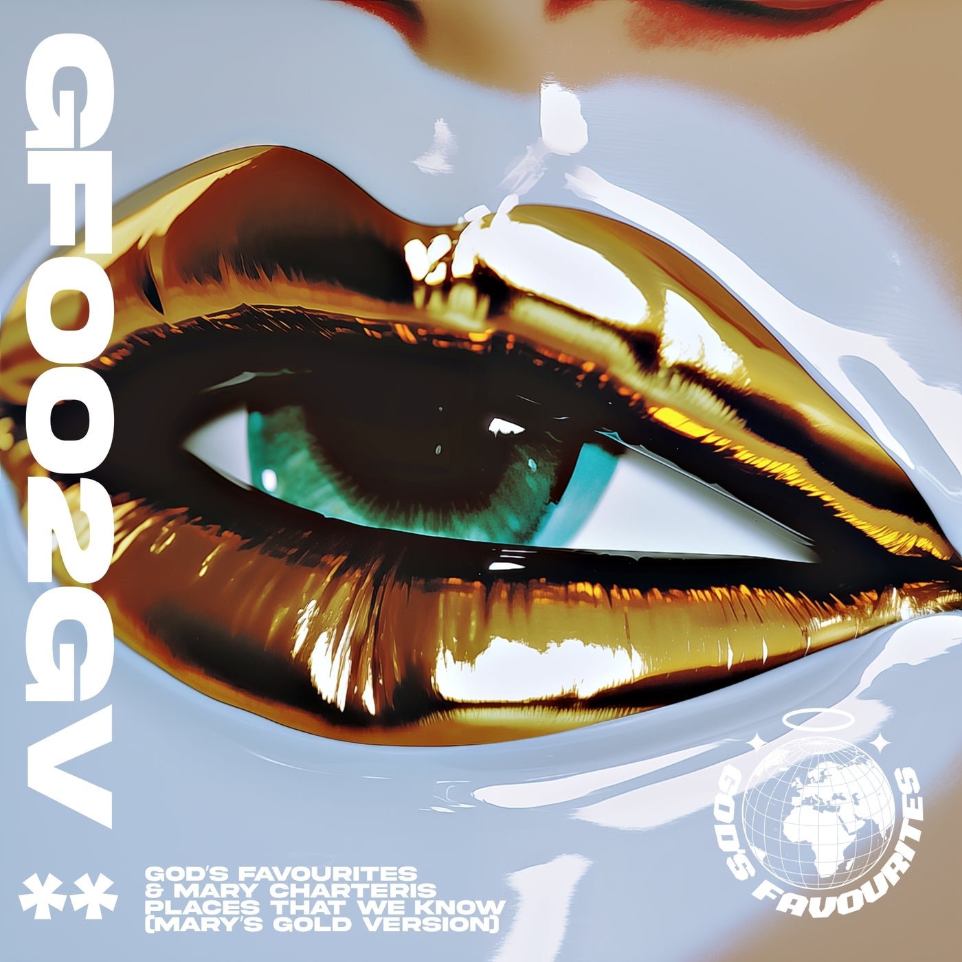 Cover - GOD'S FAVOURITES, Mary Charteris - Places That We Know (Mary's Gold Version) Promo tools
