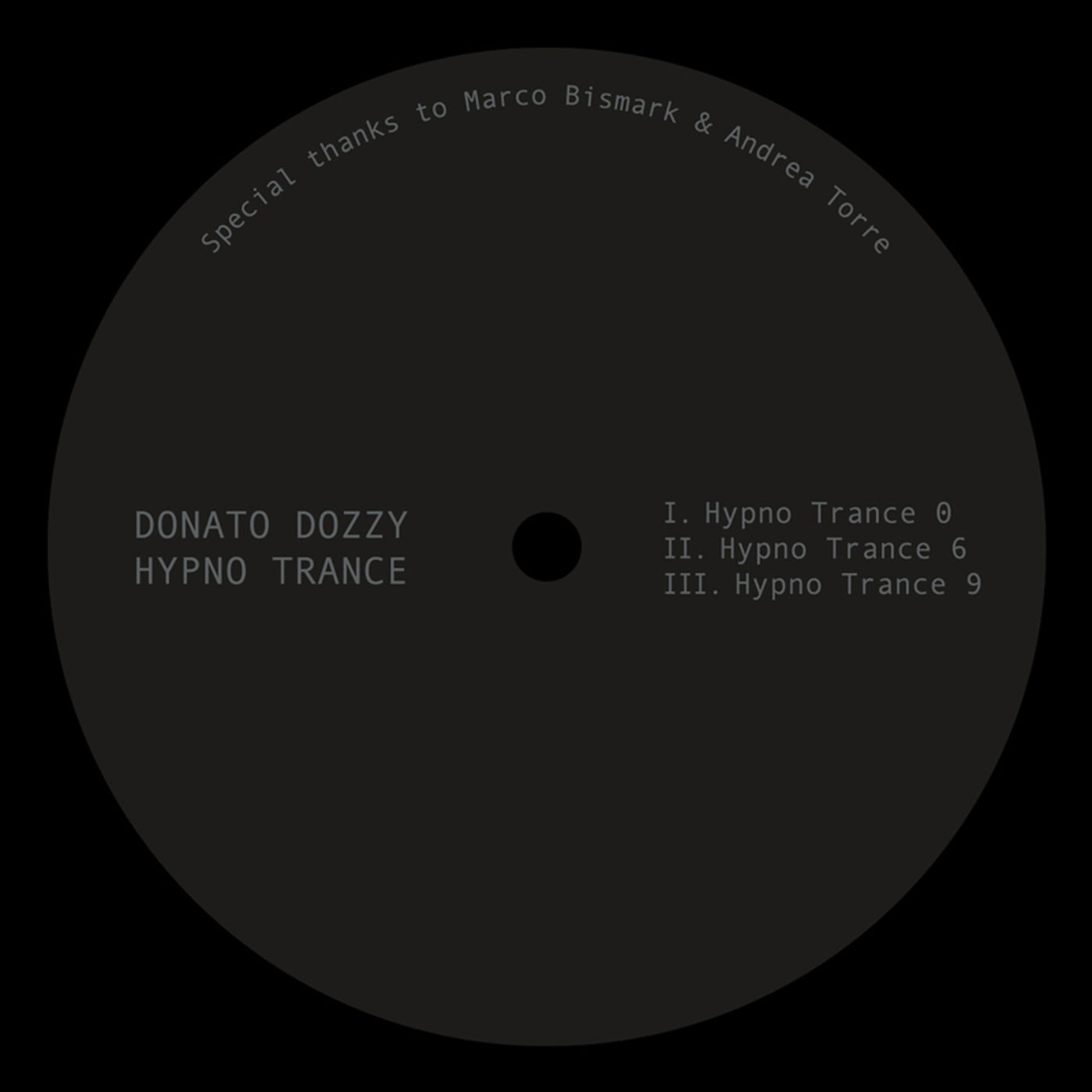 Cover - Donato Dozzy - Hypno Trance 0 (Original Mix) Promo tools