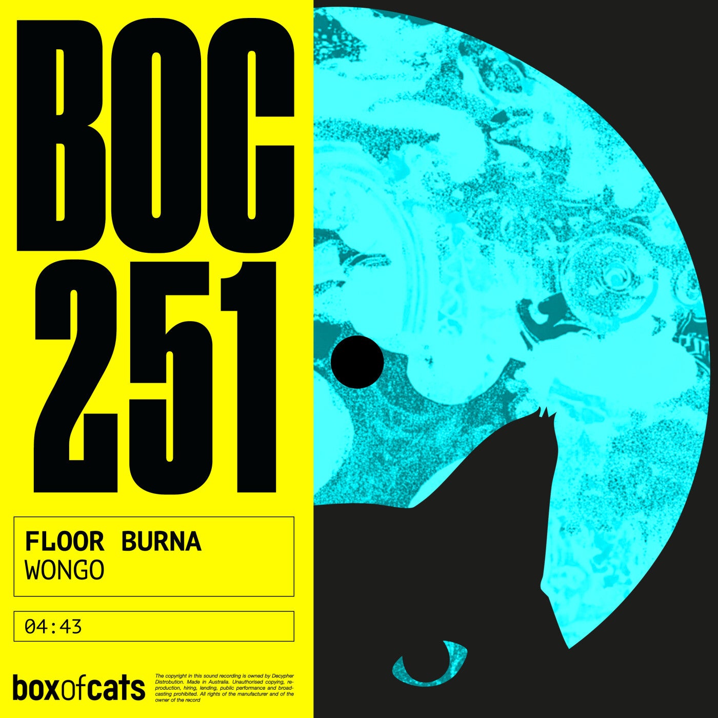 Cover - Wongo - Floor Burna (Extended Mix) Promo tools