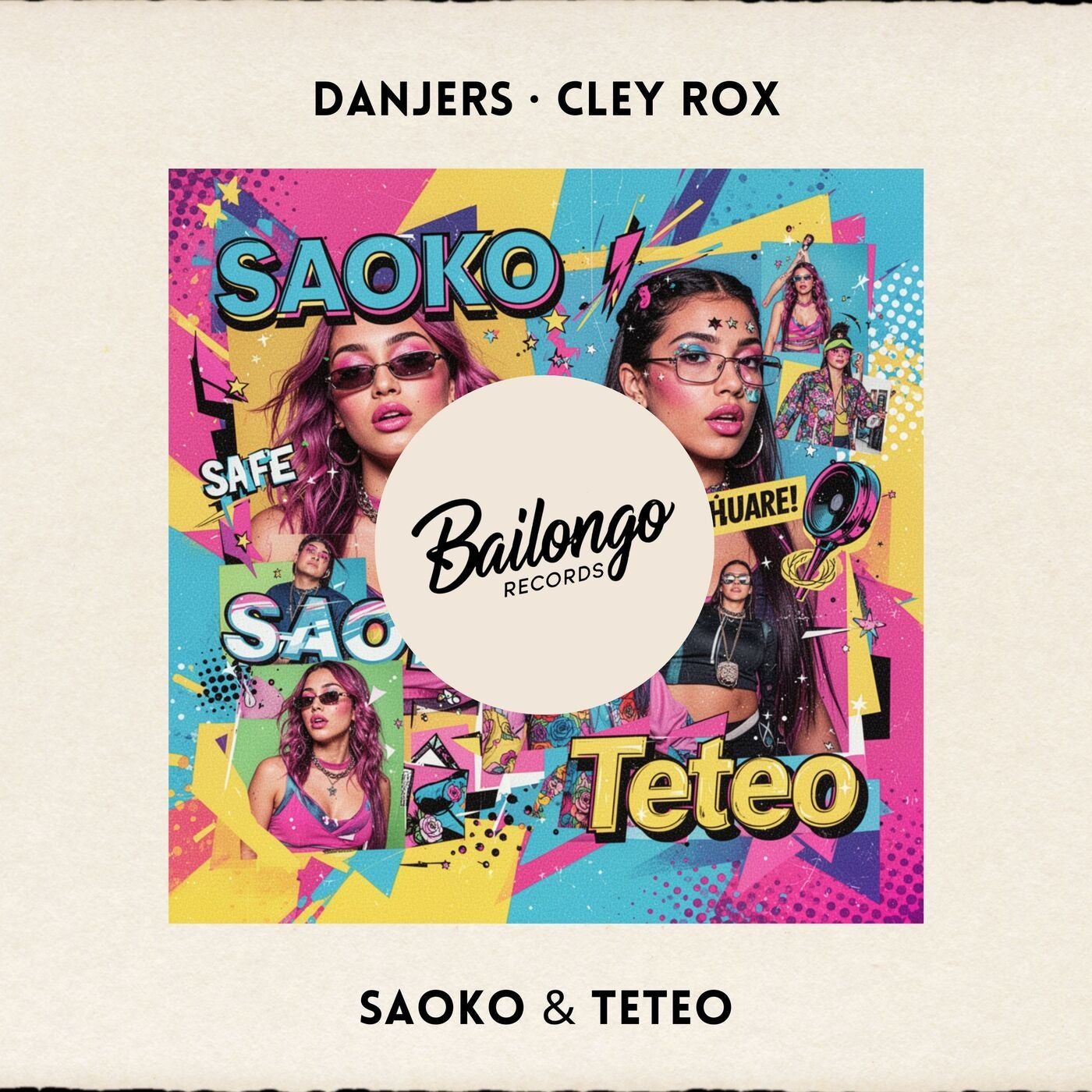 Cover - DANJERS, Cley Rox - Saoko & Teteo (Extended Mix) Promo tools