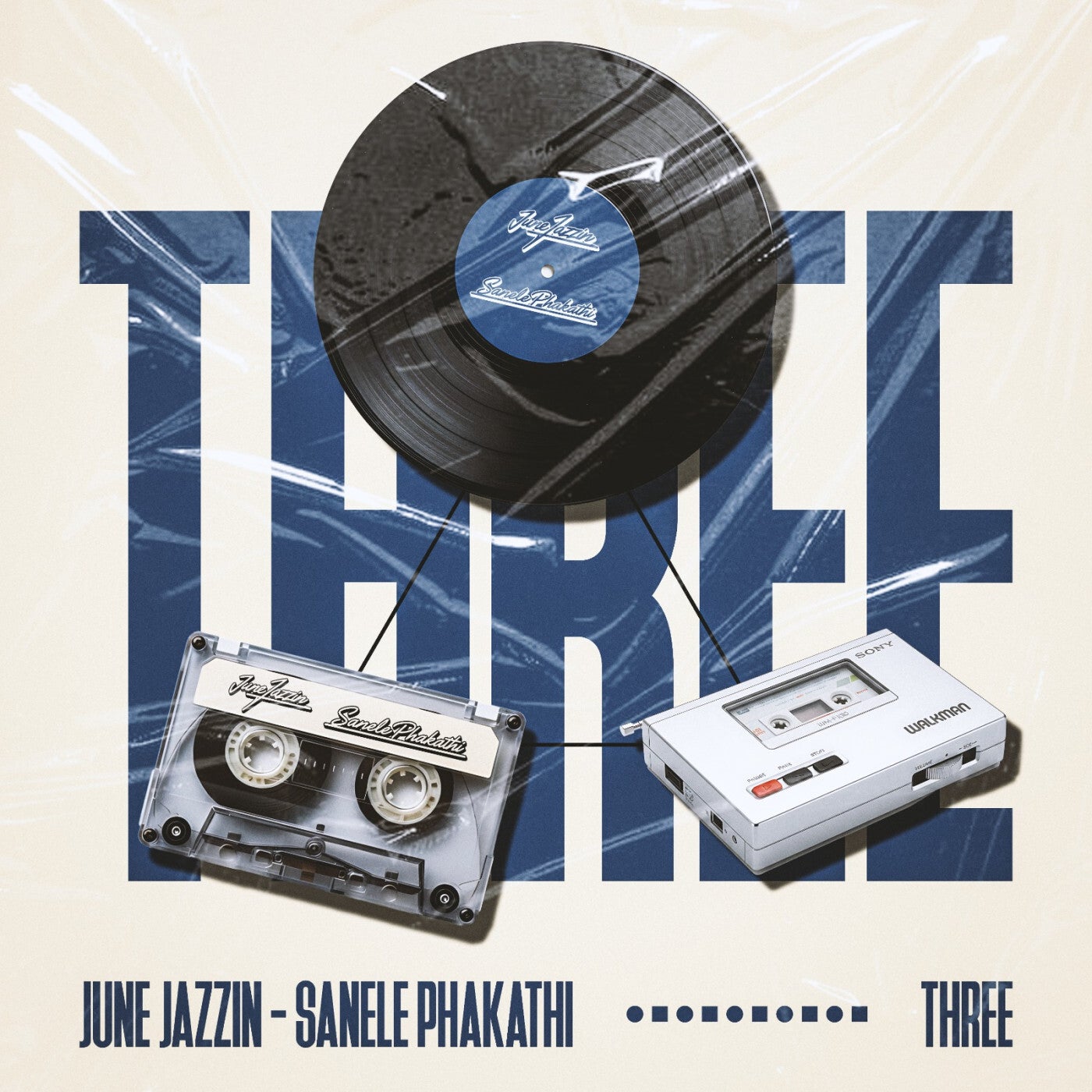 Cover - June Jazzin, Sanele Phakathi - Three (Original Mix) Promo tools