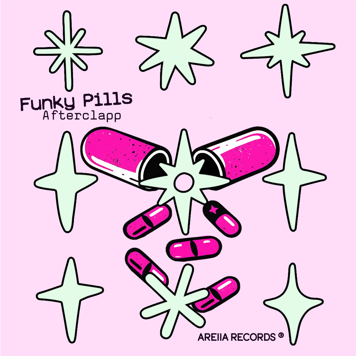 Cover - Afterclapp - Funky Pills (Extended Version) Promo tools