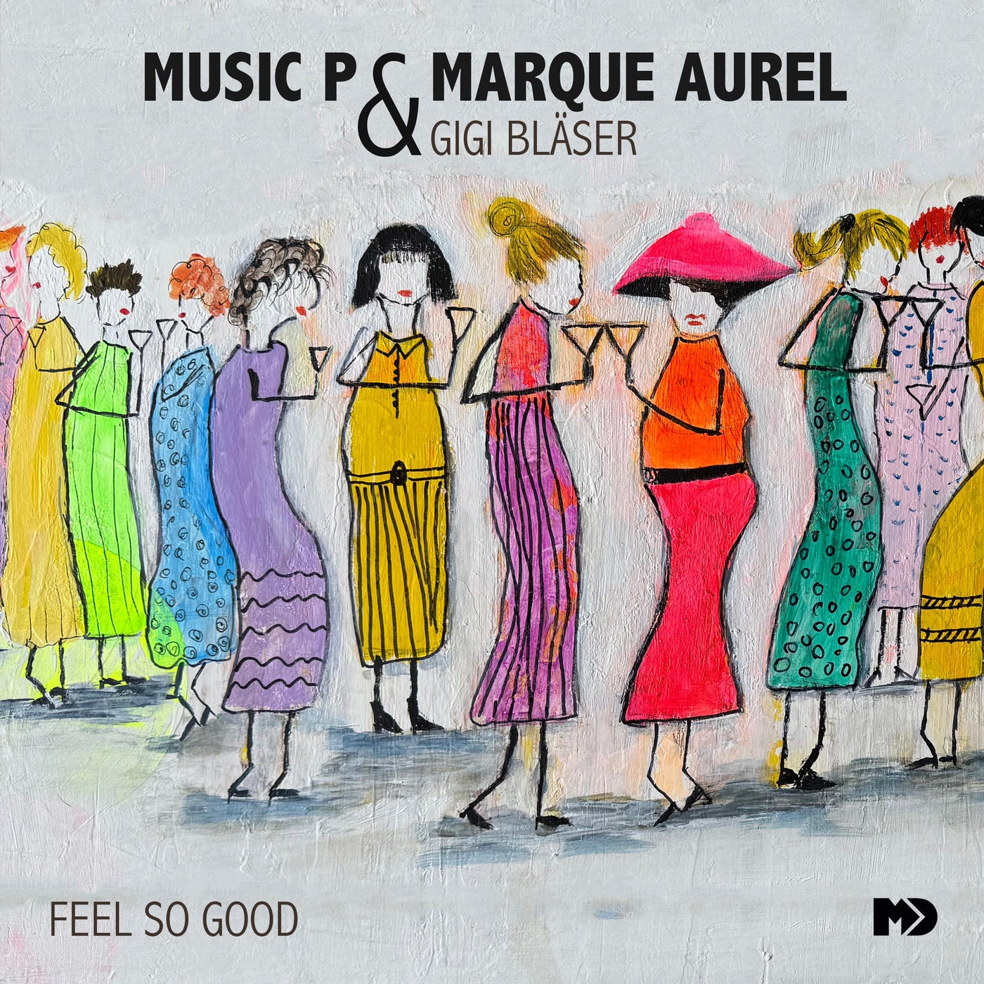 Cover - Music P, Marque Aurel, Gigi Bläser - Feel so Good (Original Mix) Promo tools