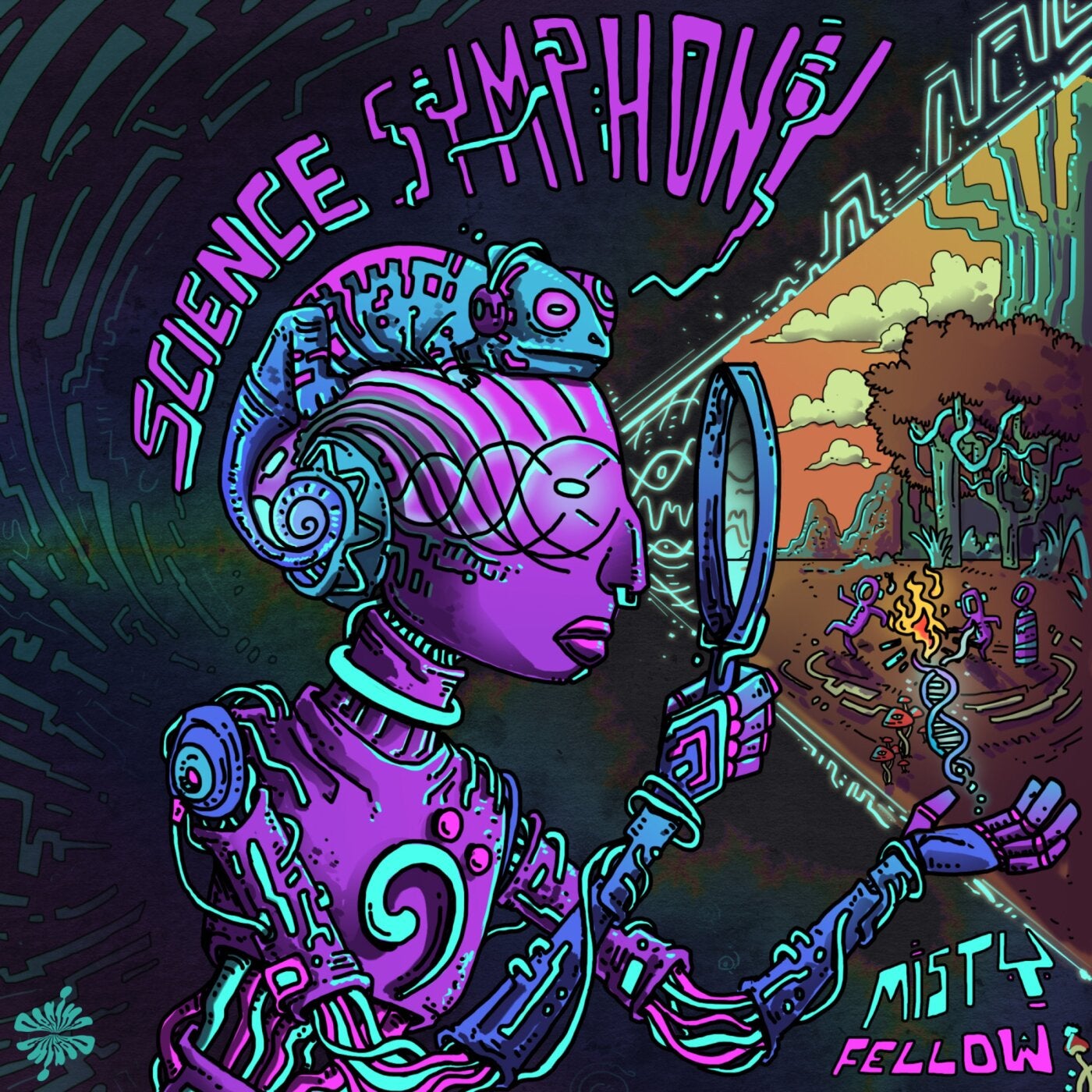 Cover - MistyFellow - Iridescent Veil (Original Mix) Promo tools