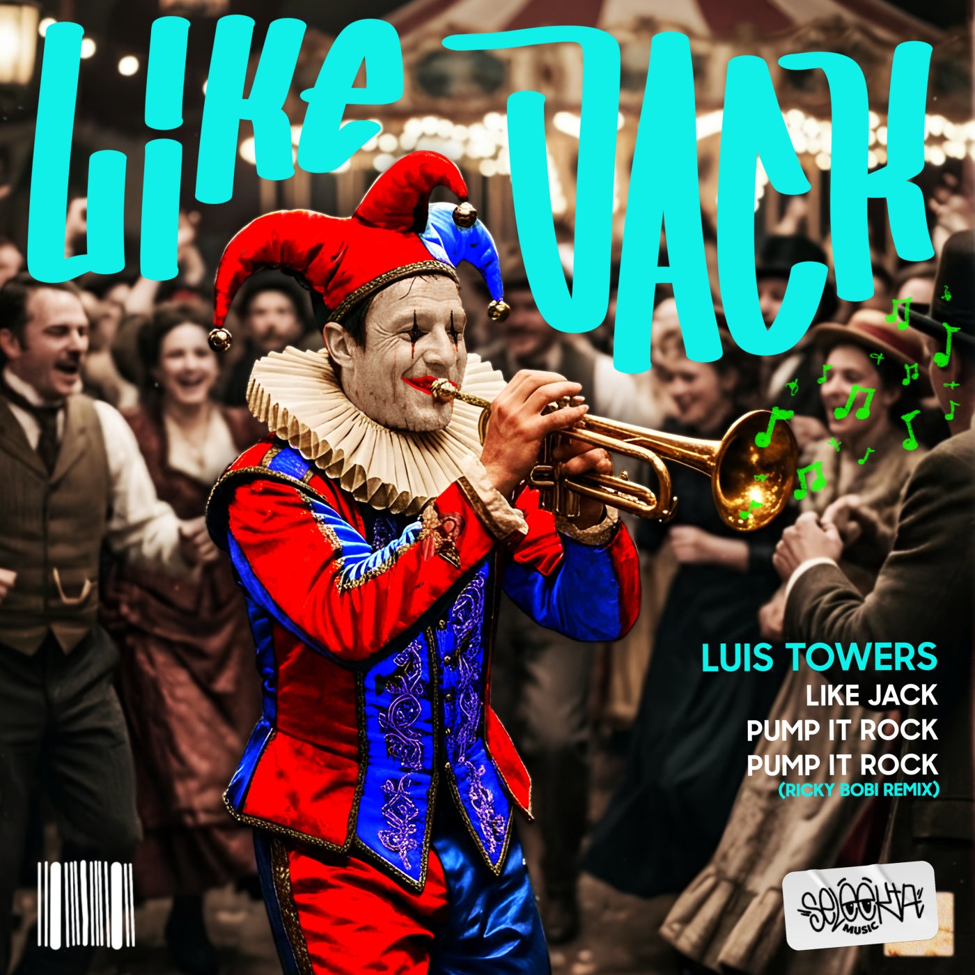 Cover - Luis Towers - Pump It Rock (Original Mix) Promo tools