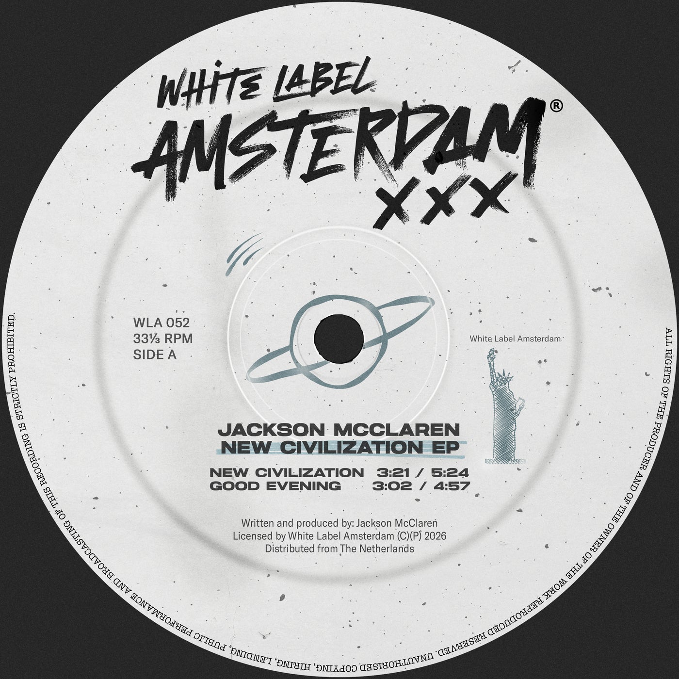 Cover - Jackson McClaren - New Civilization (Extended Mix) Promo tools