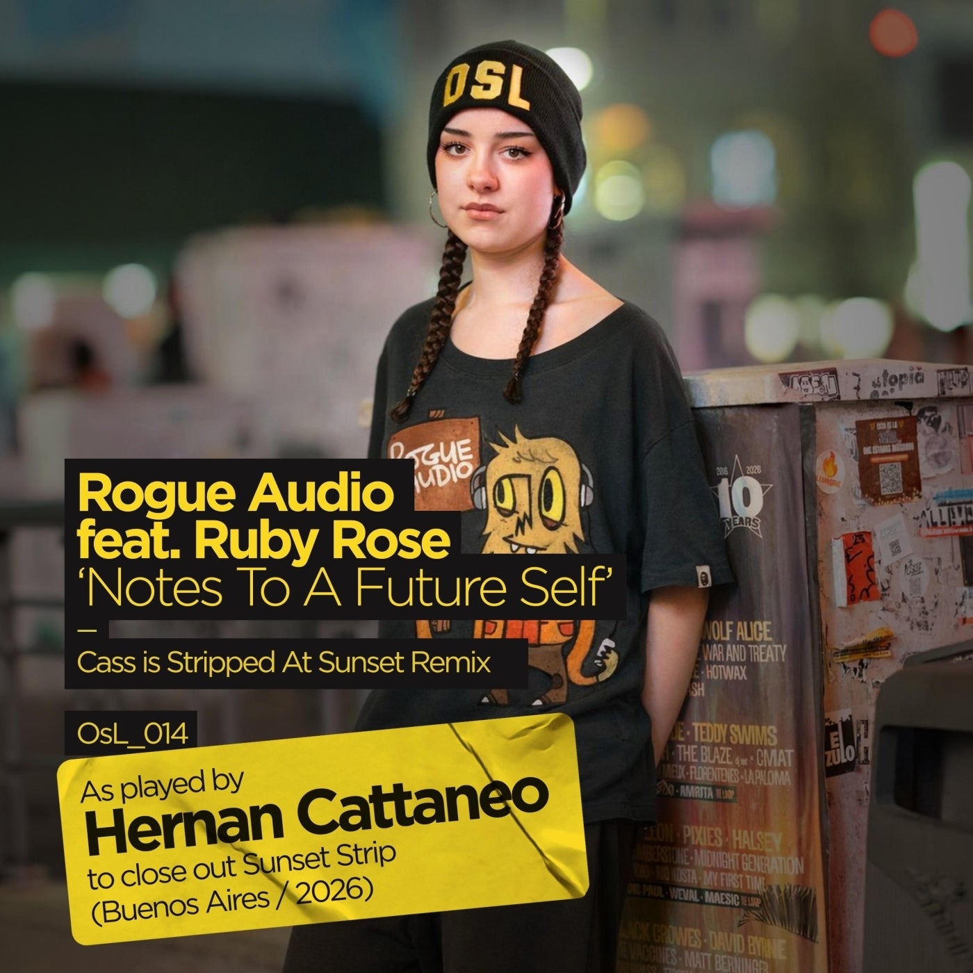 Cover - Rogue Audio, Ruby Rose - Notes to a Future Self (Cass Is Stripped at Sunset Remix) Promo tools