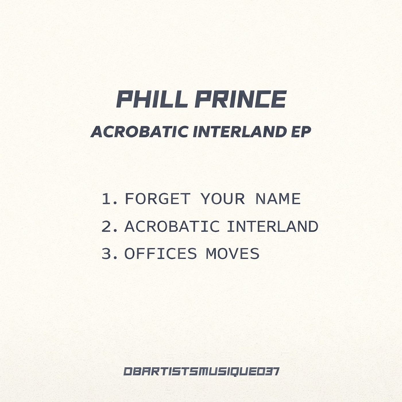 Cover - Phill Prince - Acrobatic Interland (Original Mix) Promo tools