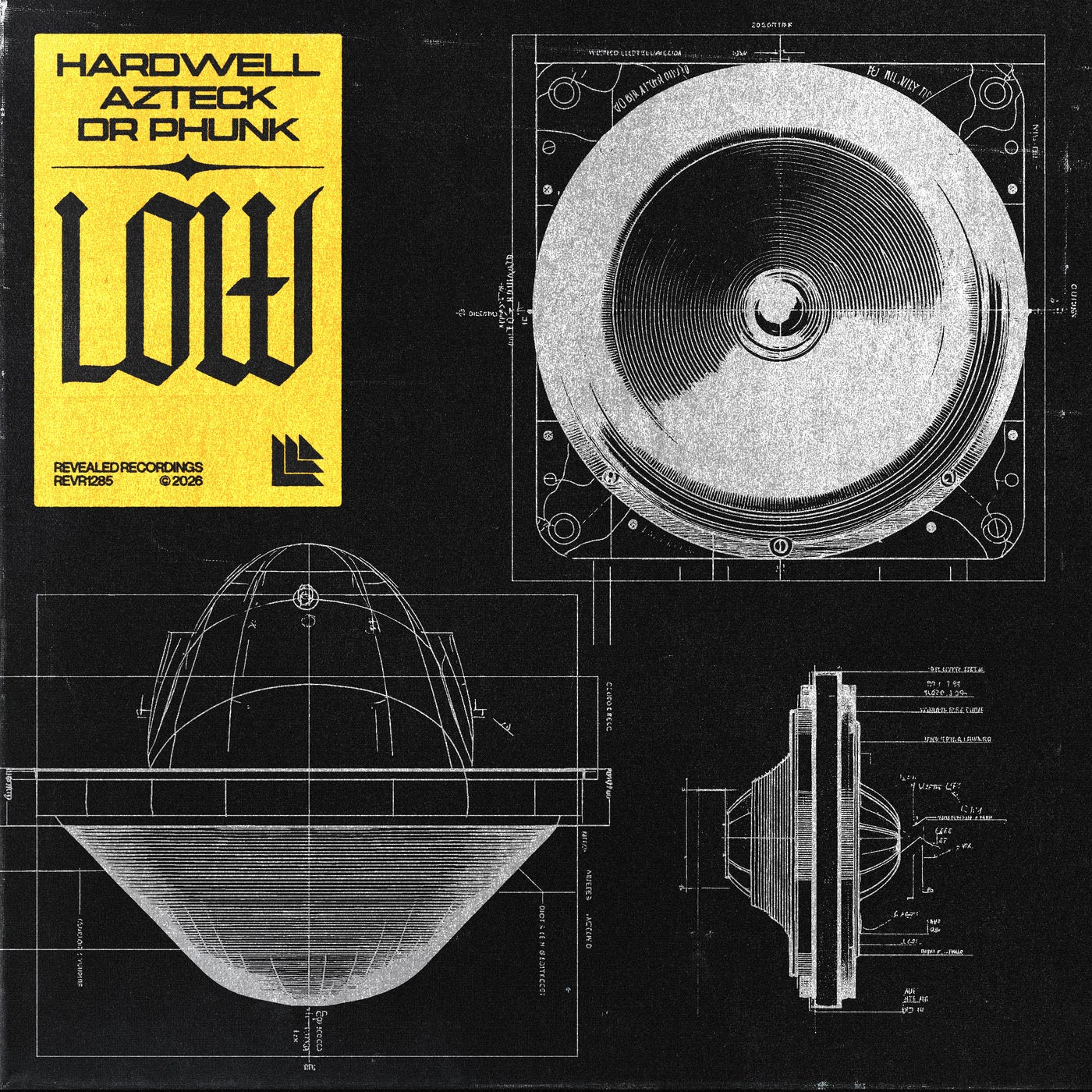 Cover - Hardwell, Dr Phunk, Azteck - LOW (Extended Mix) Promo tools