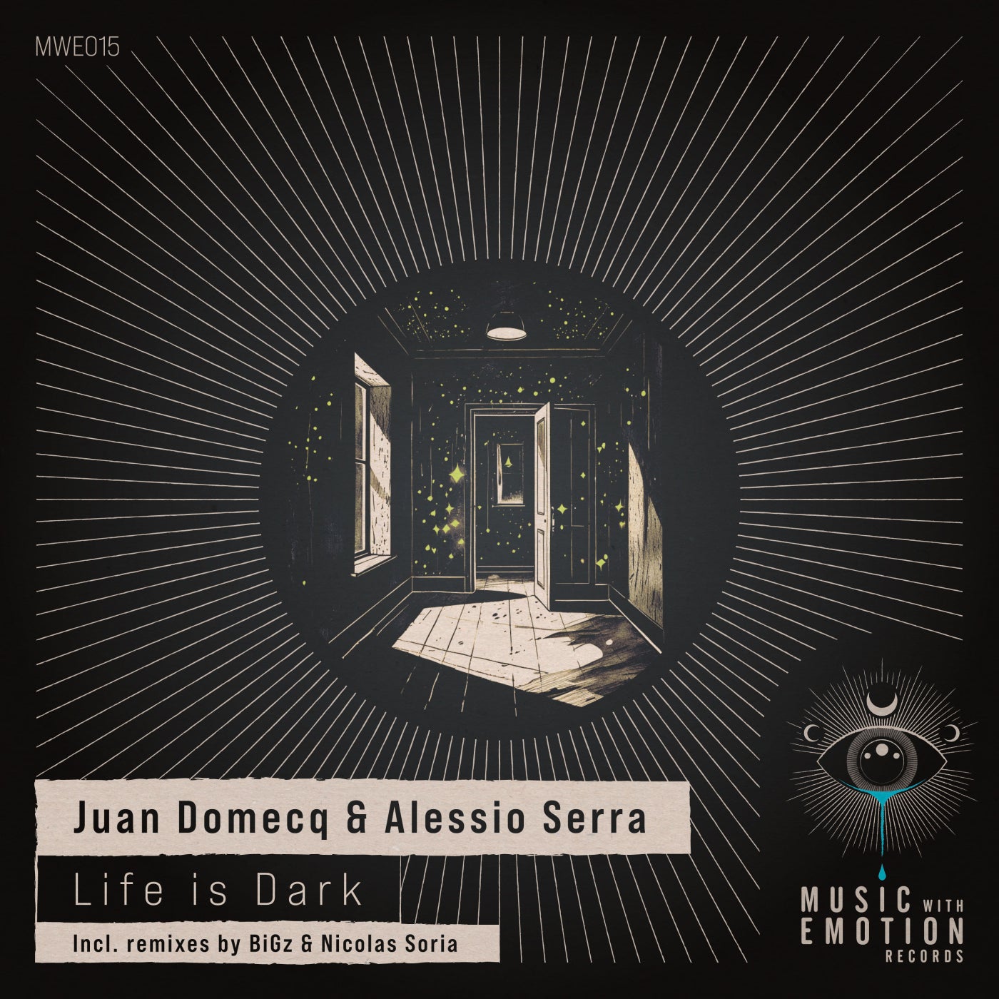Cover - Alessio Serra, Juan Domecq - Life Is Dark (Original Mix) Promo tools
