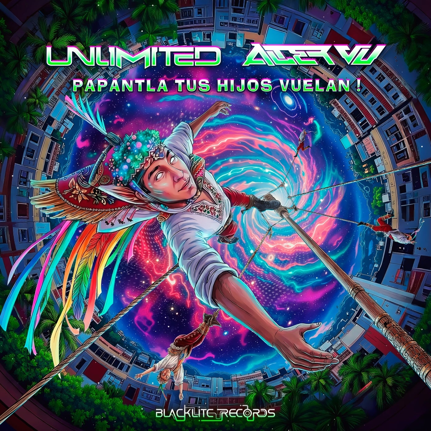 Cover - Unlimited Psytrance, Alter Vu - Papantla Tus Hijos Vuelan (Original Mix) Promo tools