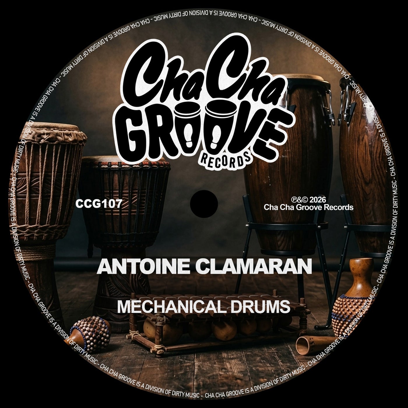 Cover - Antoine Clamaran - Mechanical Drums (Jeremy Bass Extended Remix) Promo tools