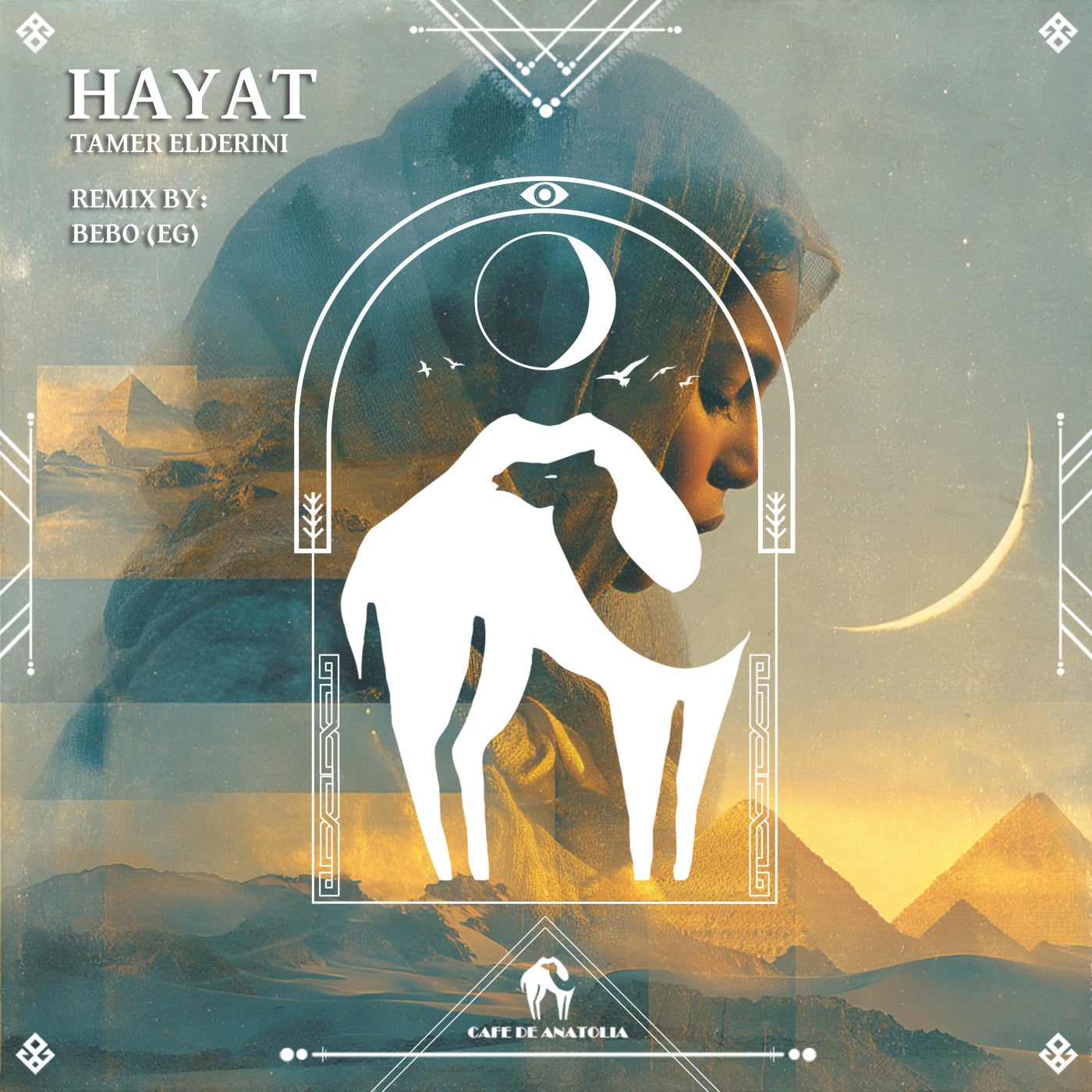 Cover - Cafe De Anatolia, Tamer ElDerini - Hayat (BEBO (EG) Remix) Promo tools