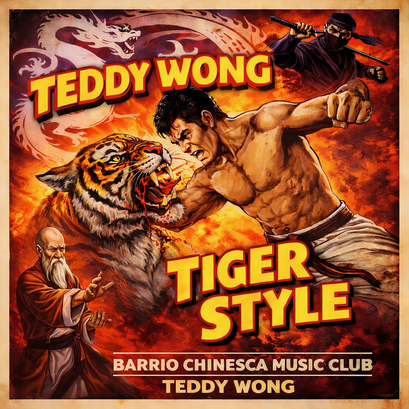 Cover - Teddy Wong - Tiger Style (Original Mix) Promo tools