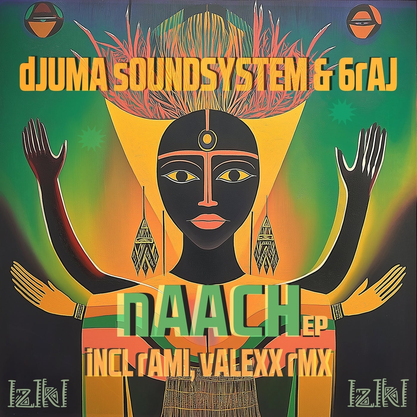 Cover - Djuma Soundsystem, 6RAJ - Naach (Original mix) Promo tools