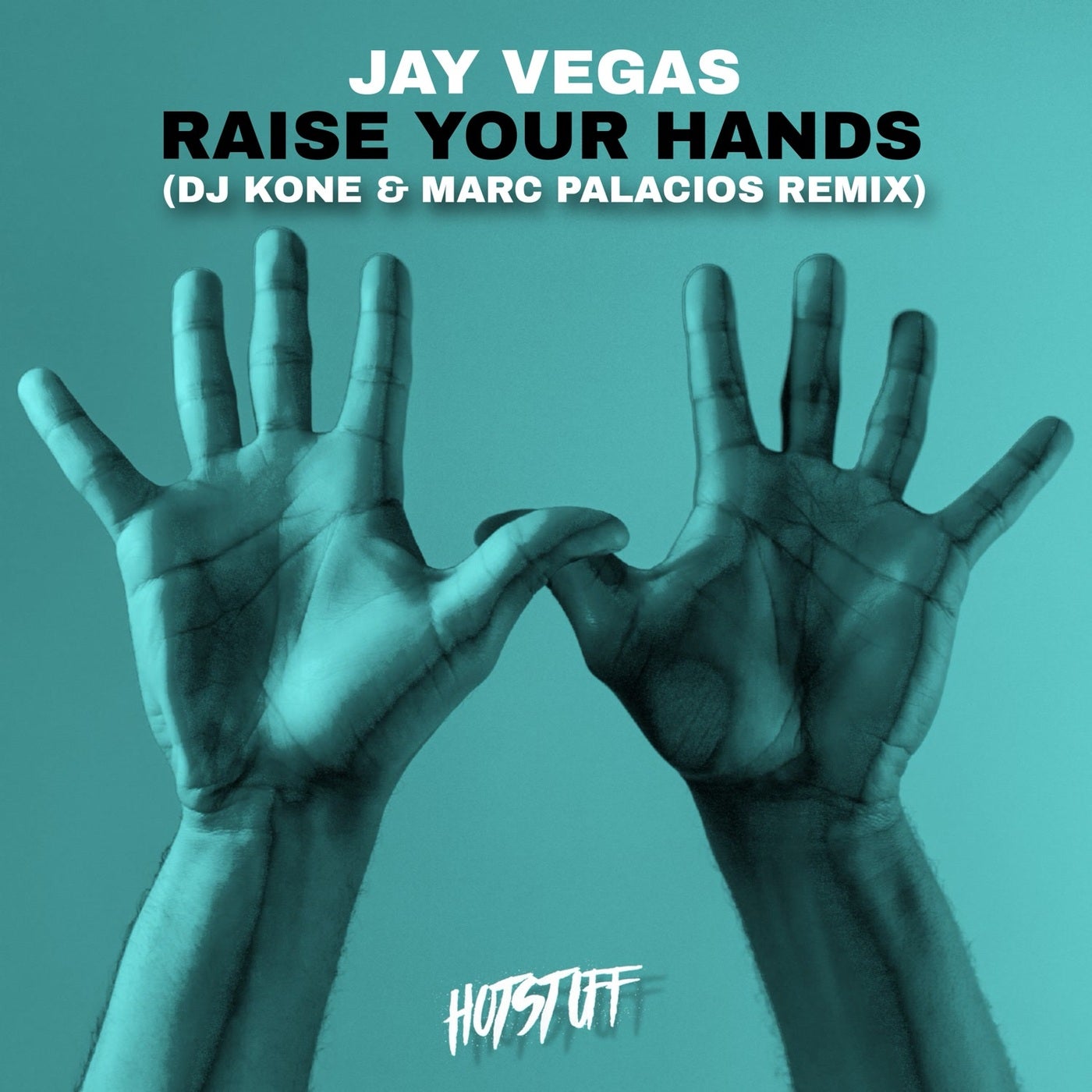 Cover - Jay Vegas - Raise Your Hands (DJ Kone & Marc Palacios Remix) Promo tools
