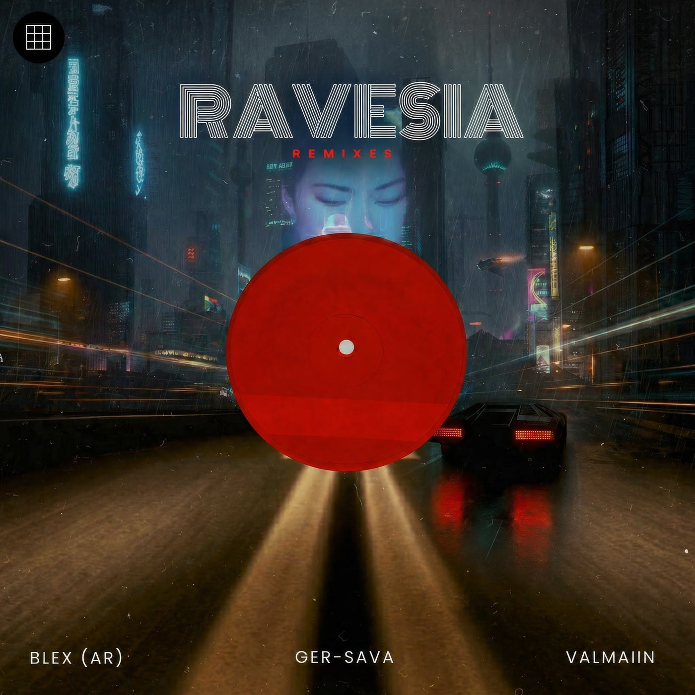 Cover - Valmaiin, Blex (AR), Ger Sava - Ravesia (BadWolf Remix) Promo tools