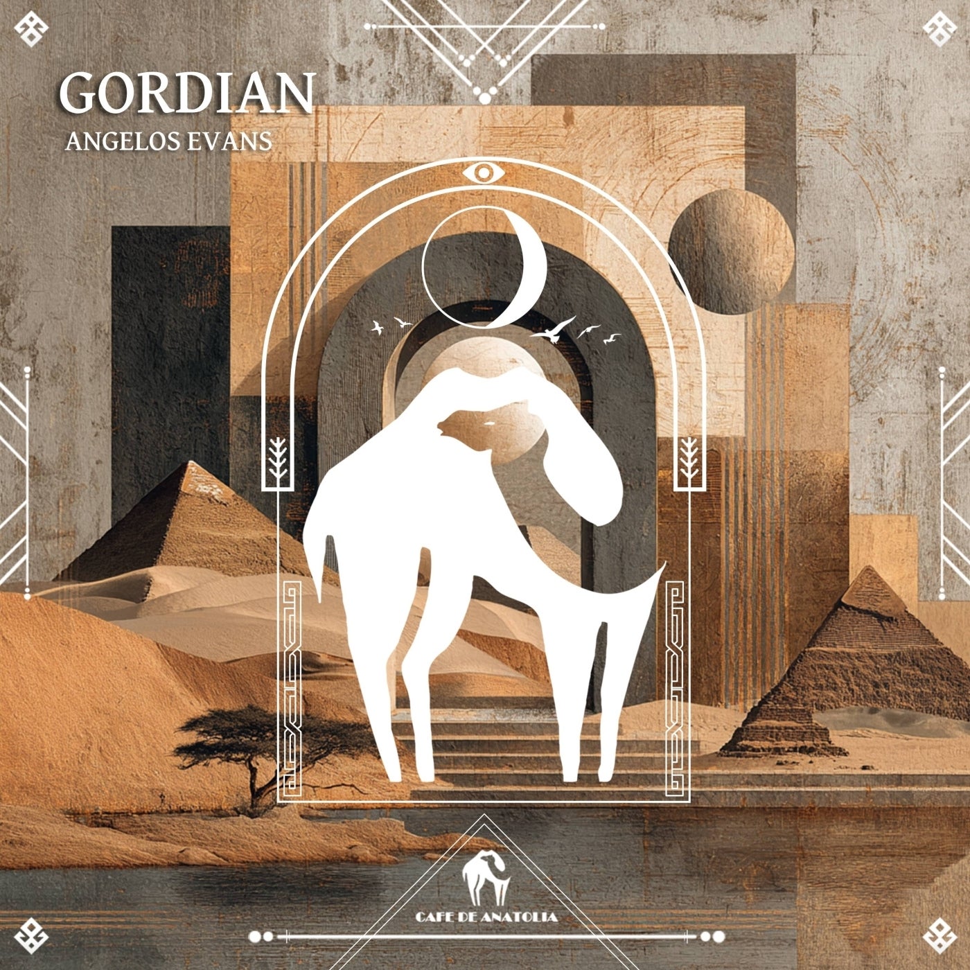 Cover - Cafe De Anatolia, Angelos Evans - Gordian (Extended Mix) Promo tools