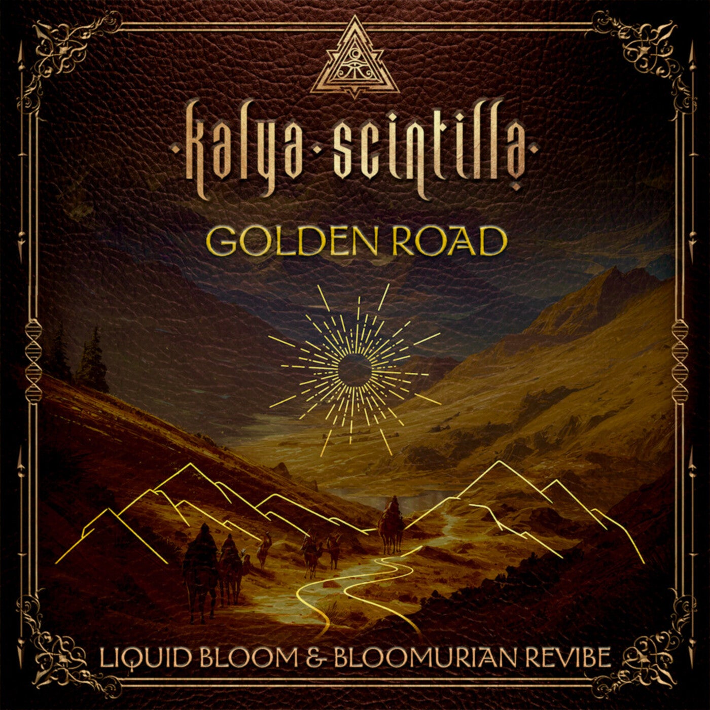 Cover - Kalya Scintilla, Liquid Bloom, Bloomurian - Golden Road (Liquid Bloom & Bloomurian Revibe) Promo tools