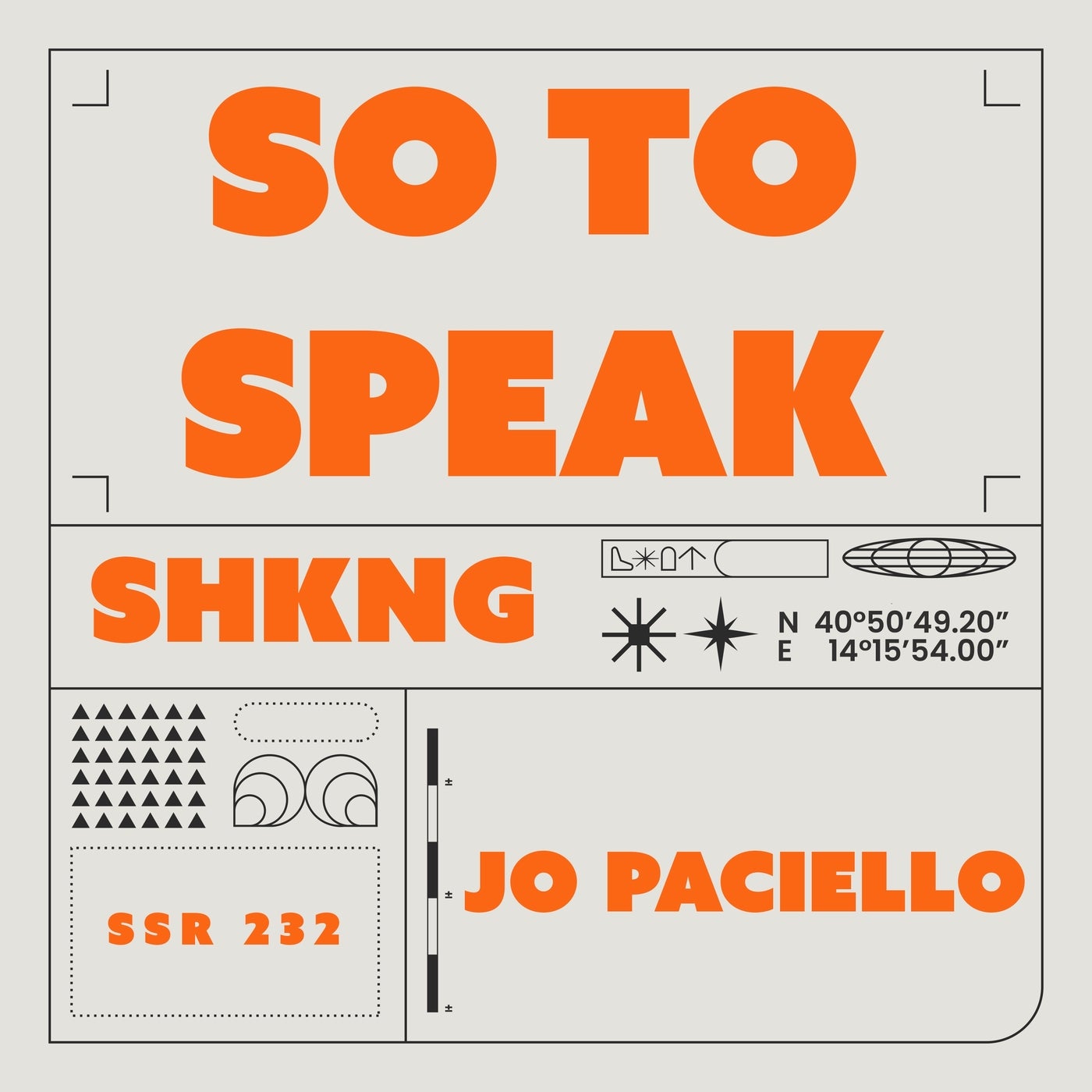 Cover - Jo Paciello - So to Speak (Vocal Mix) Promo tools