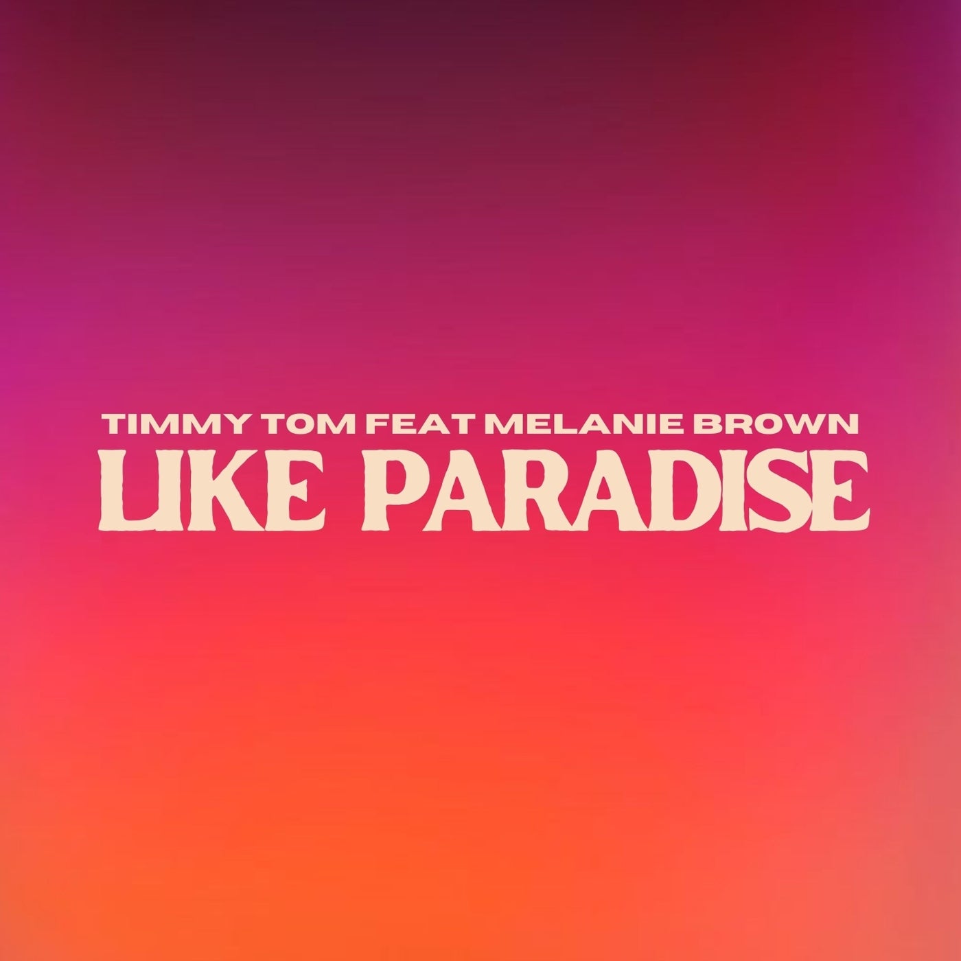 Cover - Timmy Tom, Melanie Brown - Like Paradise (Original Mix) Promo tools