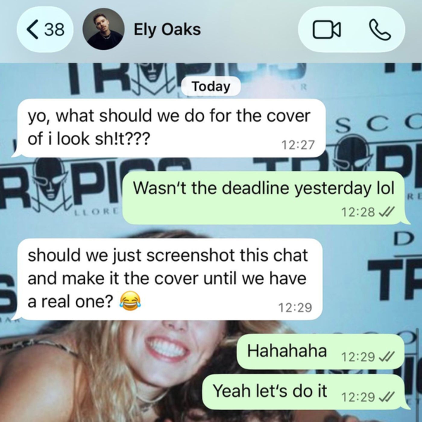 Cover - Lavinia, Ely Oaks - I look sh!t (and i'm fine with it) (Extended Mix) Promo tools