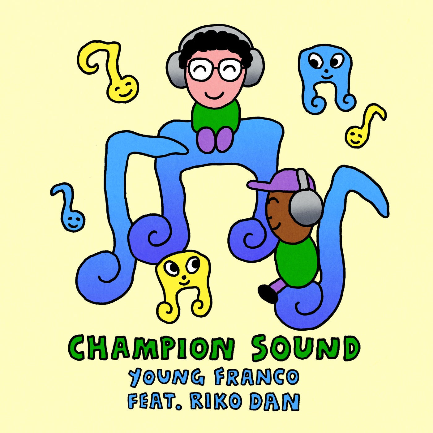 Cover - Riko Dan, Young Franco - Champion Sound (Extended Mix) Promo tools