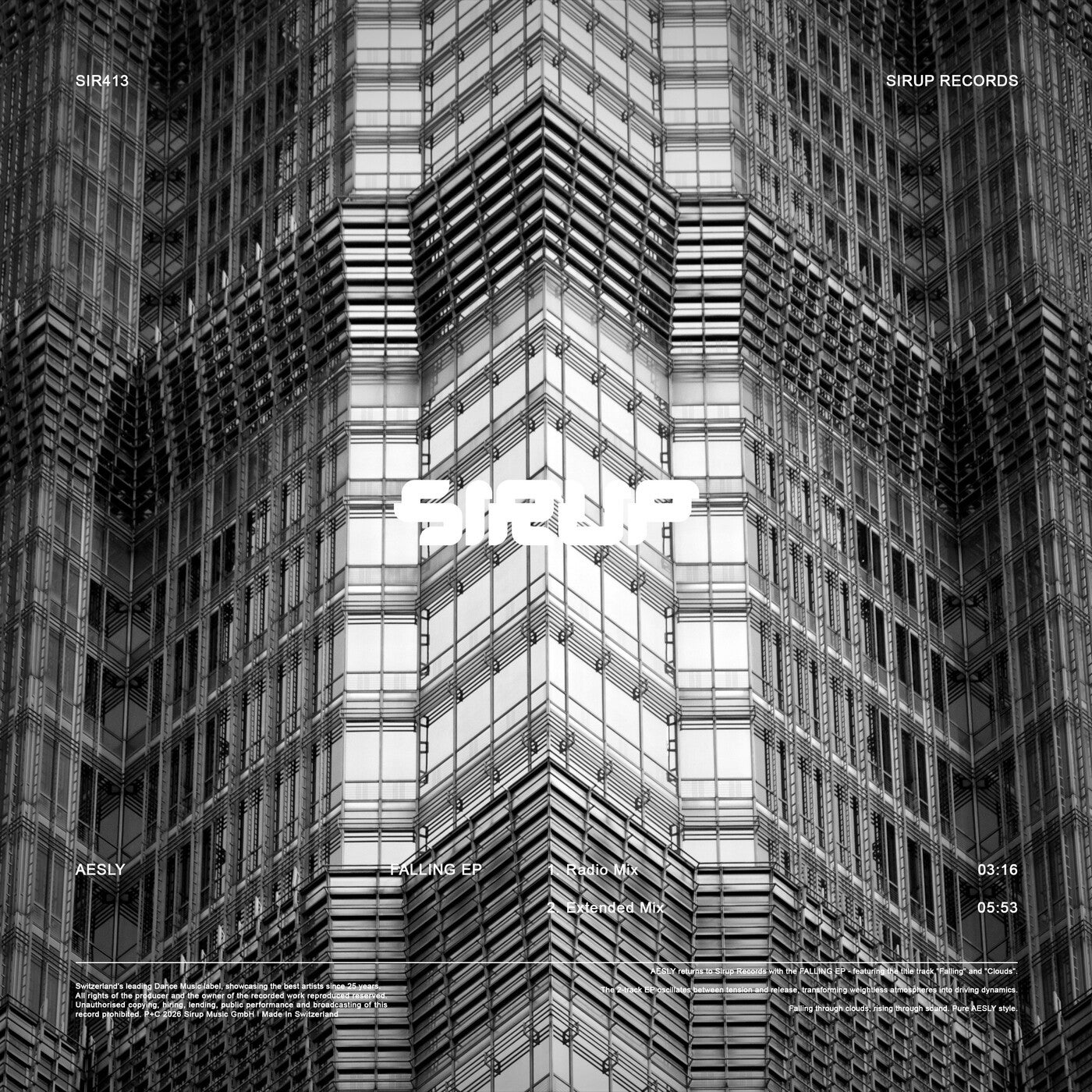Cover - AESLY - Falling (Extended Mix) Promo tools