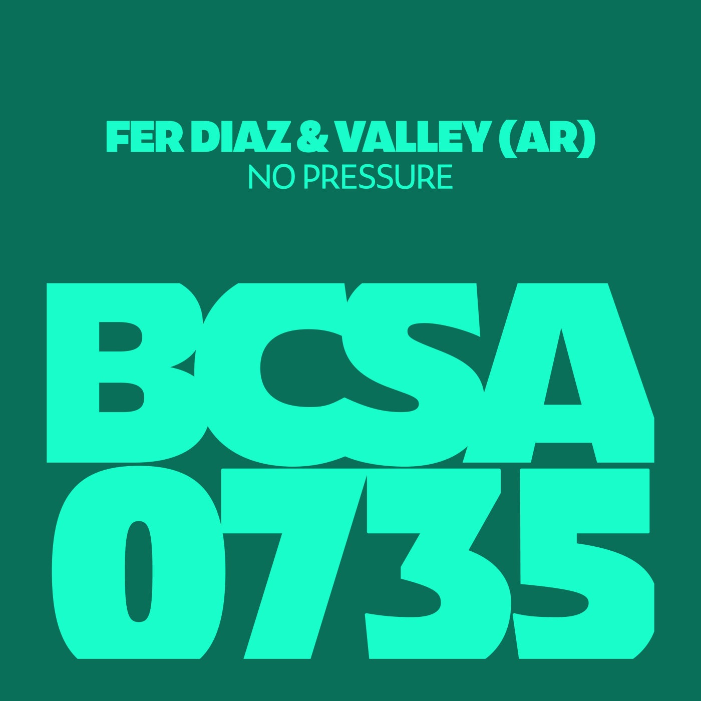 Cover - Valley (AR), Fer Diaz - No Pressure (Original Mix) Promo tools