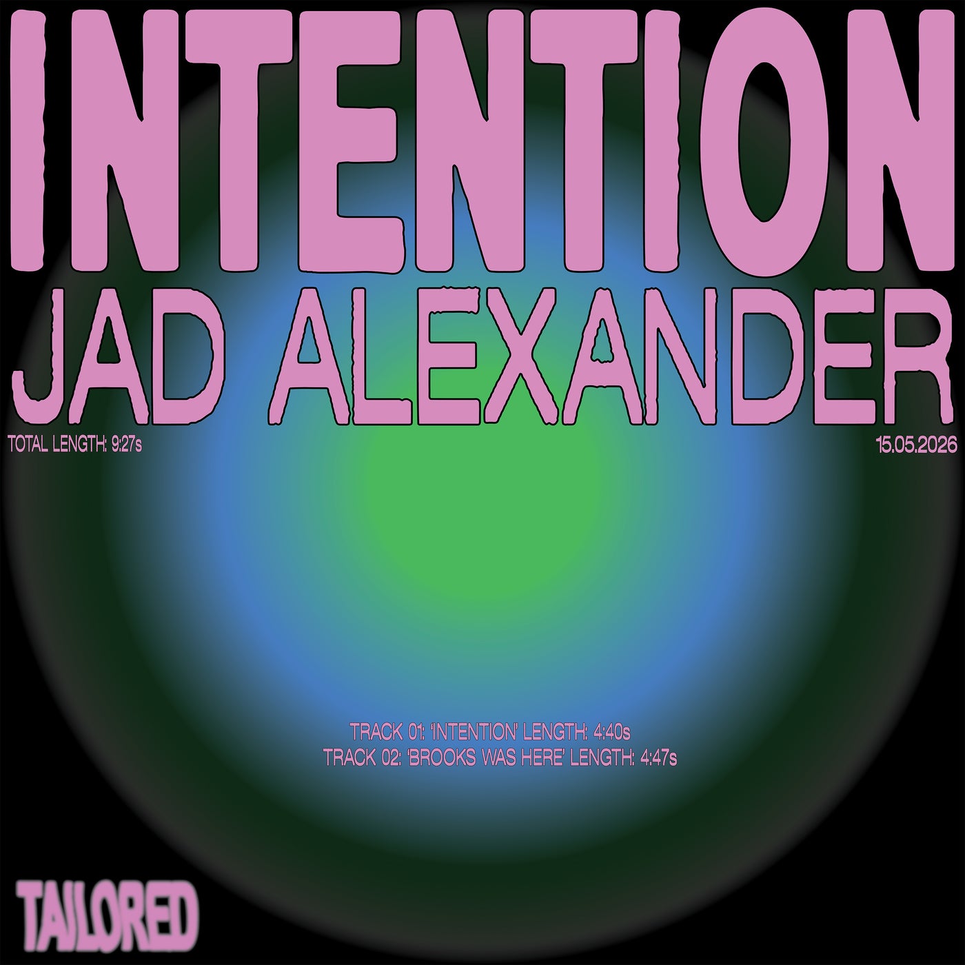 Cover - Jad Alexander - Intention (Extended Mix) Promo tools