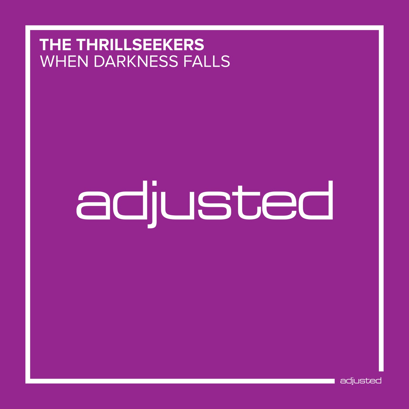 Cover - The Thrillseekers - When Darkness Falls (Extended Mix) Promo tools