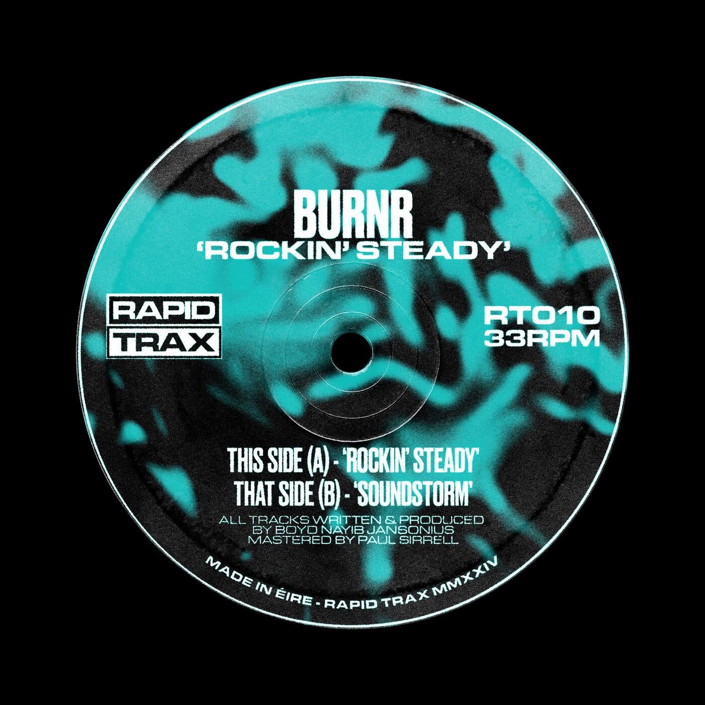 Cover - BURNR - Rockin' Steady (Original Mix) Promo tools