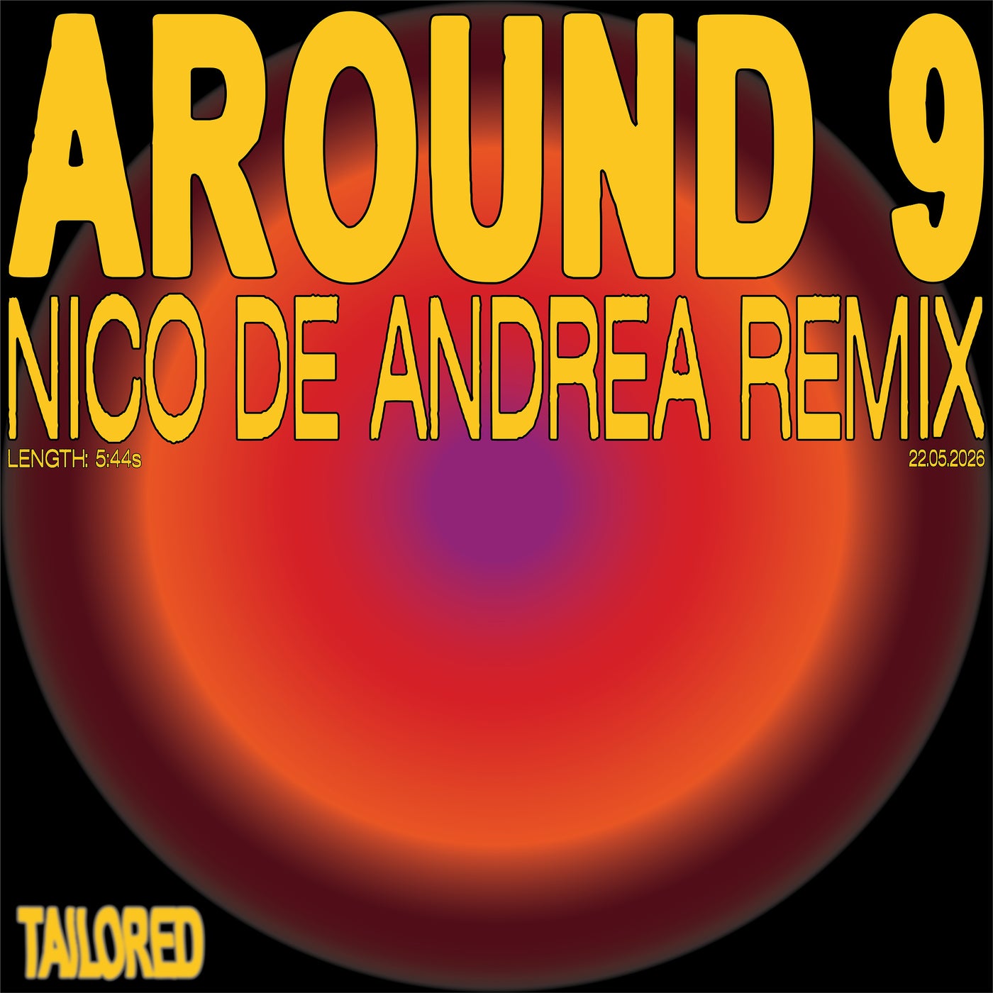 Cover - Nico de Andrea, Imad - Around 9 (Extended Mix) (Nico De Andrea Remix) Promo tools