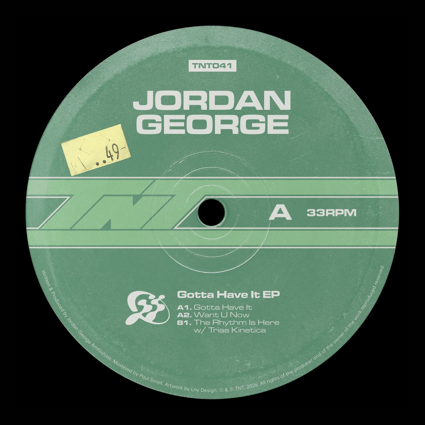Cover - Jordan George, Trias Kinetica - The Rhythm Is Here (Original Mix) Promo tools