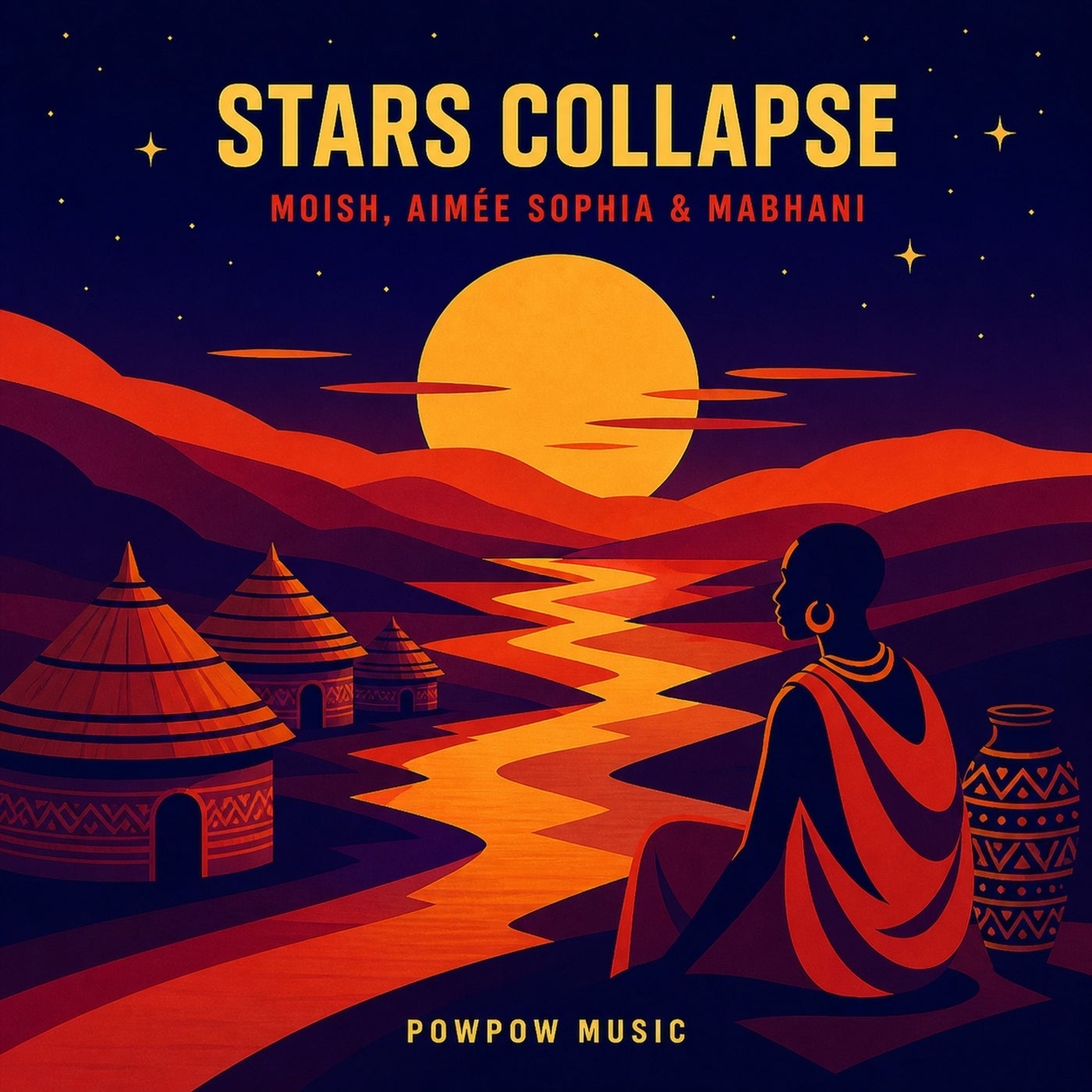 Cover - Aimée Sophia, MoIsh, Mabhani - Stars Collapse (Extended Mix) Promo tools