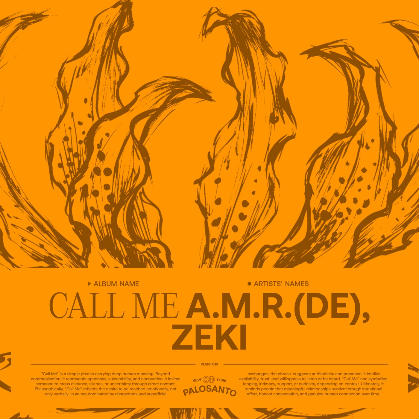 Cover - Zeki, A.M.R (DE) - Call Me (Extended Mix) Promo tools
