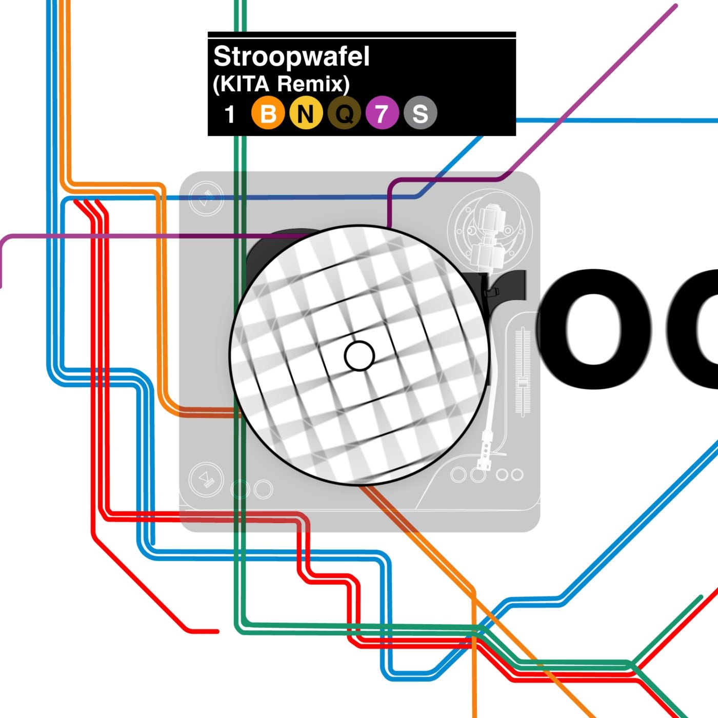 Cover - Tal Tobi, Purple Tape - Stroopwafel (KITA Remix) Promo tools
