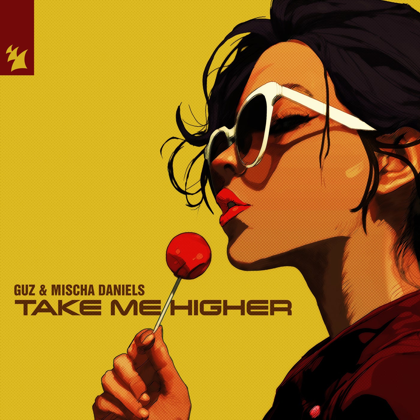 Cover - Mischa Daniels, GUZ (NL) - Take Me Higher (Extended Mix) Promo tools